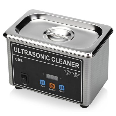 Verilux 0.8L Mini Ultrasonic Cleaner Machine Digital Timer 42KHz Sonic Cleaner with Digital Timer Basket for Small Silver Metal Parts(17.5CM*11CM*12.5CM) Verilux 0.8L Mini Ultrasonic Cleaner Machine Digital Timer 42KHz Sonic Cleaner with Digital Timer Basket for Small Silver Metal Parts(17.5CM*11CM*12.5CM)
